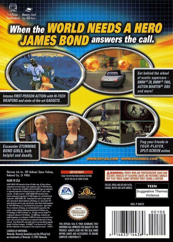 007 Agent Under Fire - GameCube