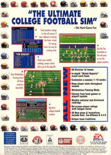 Bill Walsh College Football 95 - SEGA Genesis