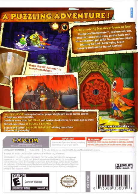 Zack & Wiki: Quest for Barbaros' Treasure - Wii