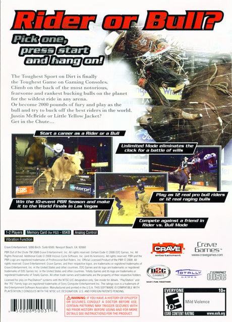 PBR: Out of the Chute - PlayStation 2