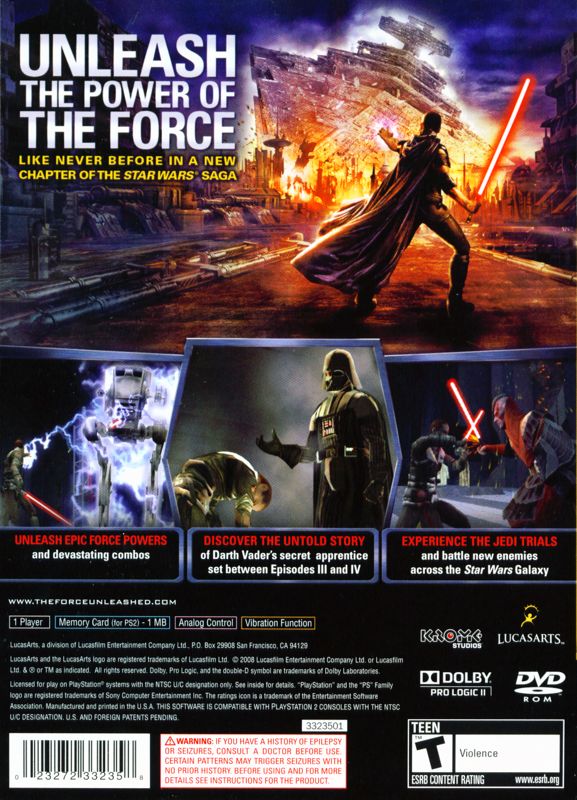 Star Wars: The Force Unleashed - PlayStation 2