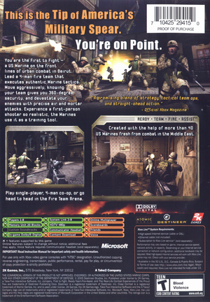 Close Combat: First to Fight - Xbox