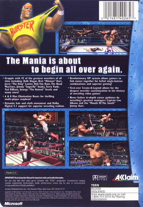 Legends of Wrestling - Xbox