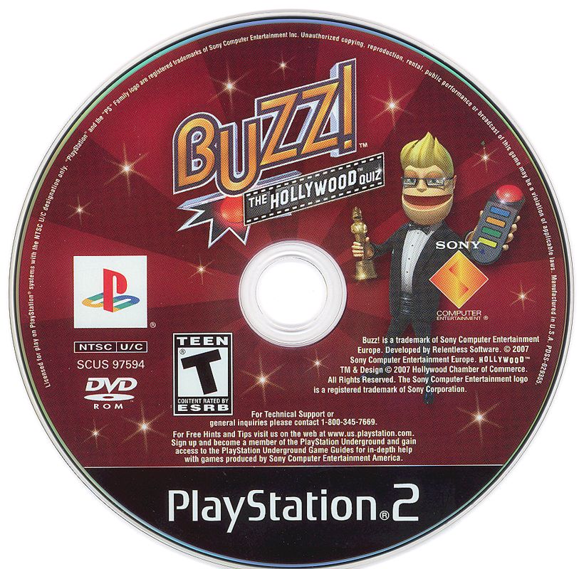 Buzz! The Hollywood Quiz - PlayStation 2