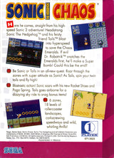 Sonic the Hedgehog Chaos - SEGA Game Gear
