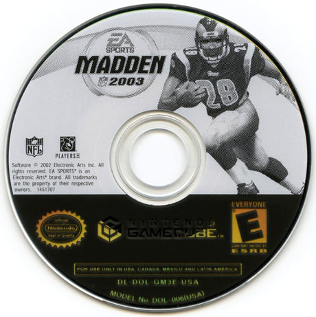 Madden NFL 2003 - GameCube