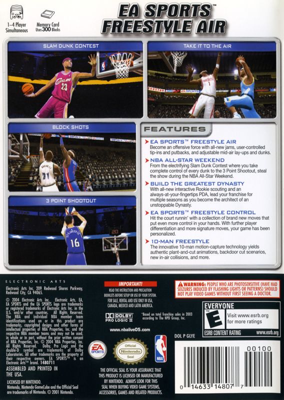 NBA Live 2005 - GameCube