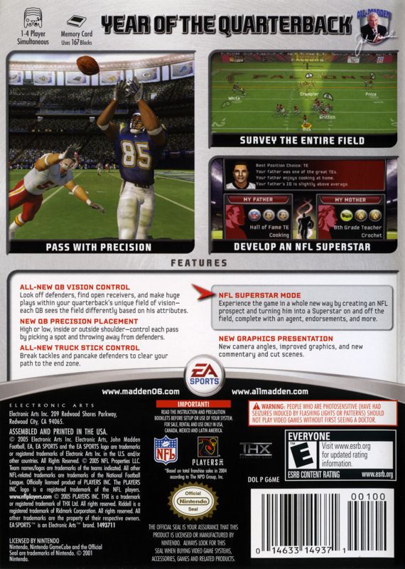 Madden NFL 06 - GameCube