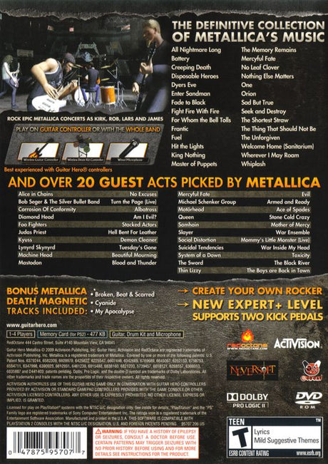 Guitar Hero: Metallica - PlayStation 2