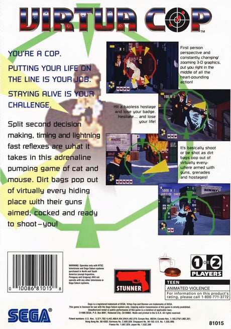 Virtua Cop - SEGA Saturn