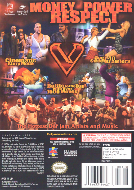 Def Jam: Vendetta - GameCube