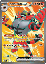 Incineroar ex - 187/162 (187/162) [SV05: Temporal Forces]