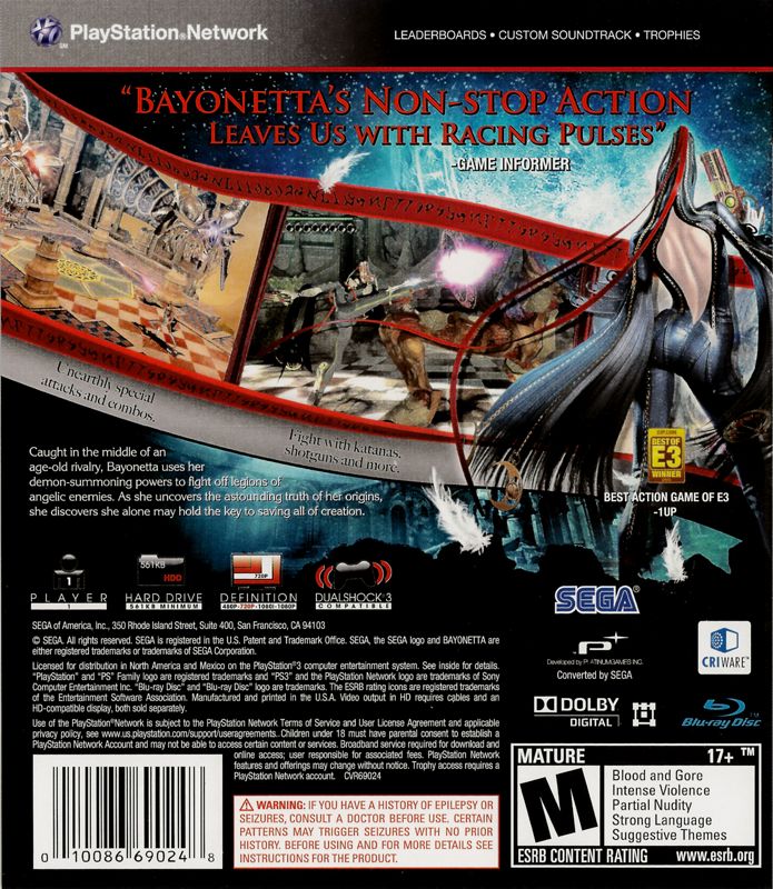 Bayonetta - PlayStation 3
