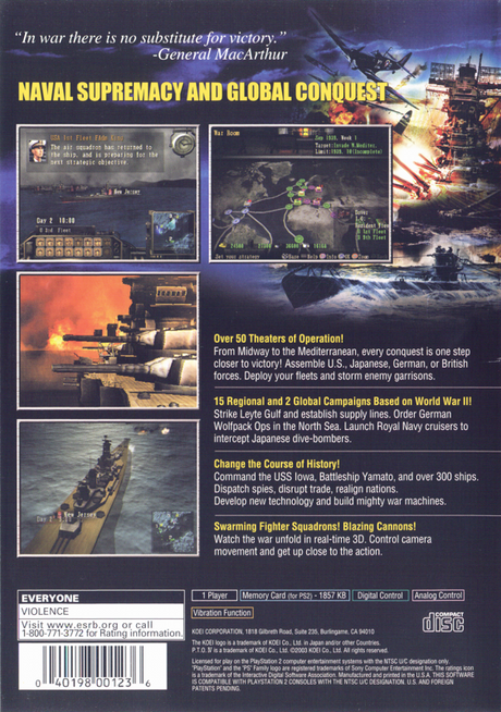 P.T.O. IV Pacific Theater of Operations - PlayStation 2