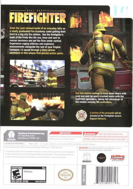 Real Heroes: Firefighter - Wii