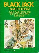 Blackjack [Text Label] - Atari 2600