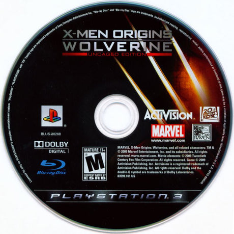 X-Men Origins: Wolverine - Uncaged Edition - PlayStation 3