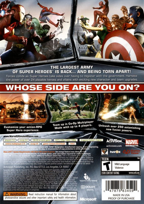 Marvel Ultimate Alliance 2 - Xbox 360
