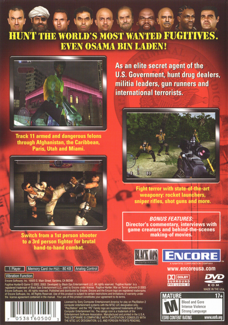 Fugitive Hunter: War on Terror - PlayStation 2