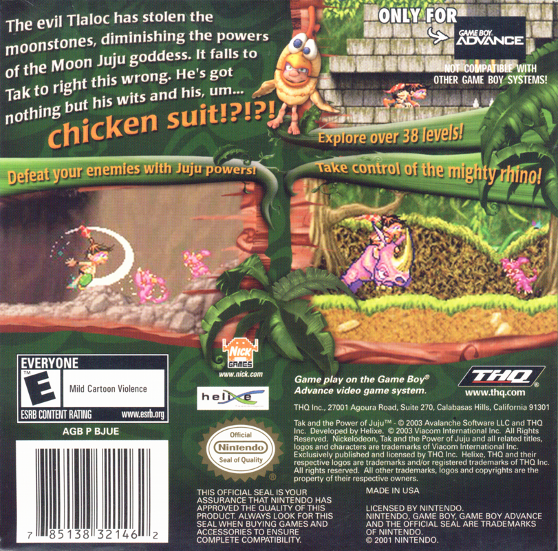 Tak and the Power of Juju - Game Boy Advance