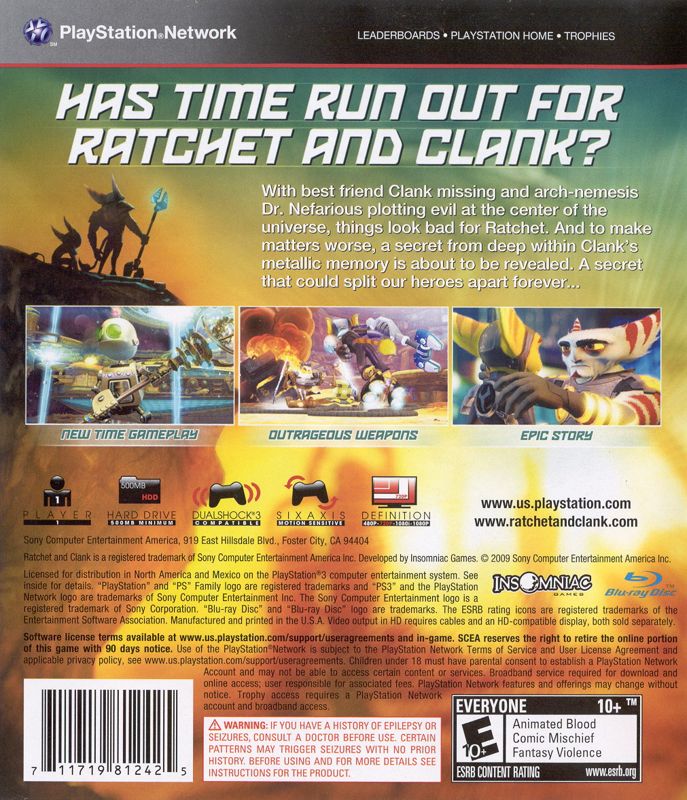 Ratchet & Clank Future: A Crack in Time - PlayStation 3