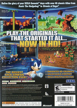 Sonic's Ultimate Genesis Collection - Xbox 360