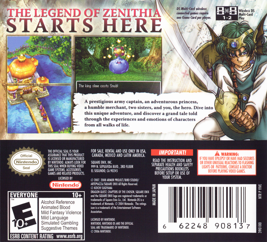 Dragon Quest IV: Chapters of the Chosen - Nintendo DS