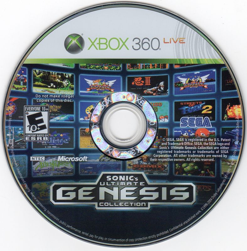 Sonic's Ultimate Genesis Collection - Xbox 360