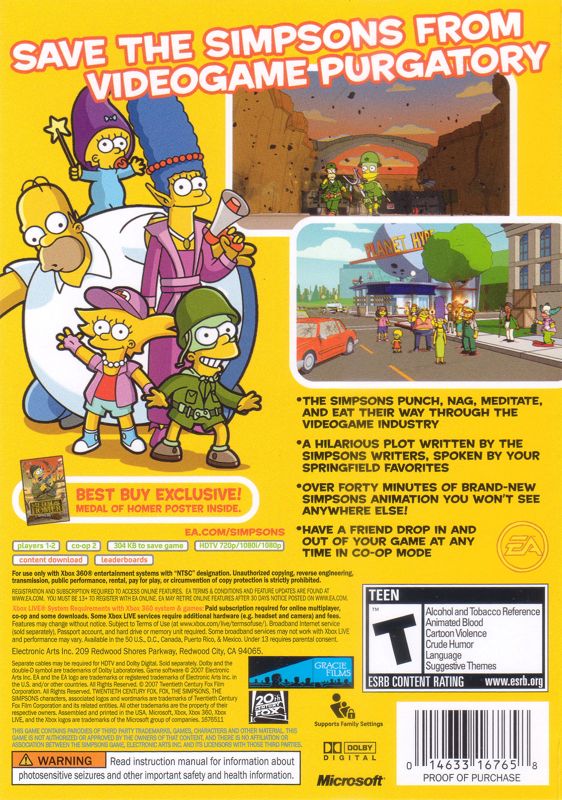 The Simpsons Game - Xbox 360