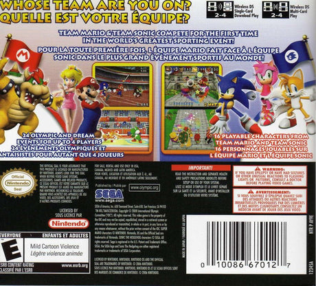 Mario & Sonic at the Olympic Games - Nintendo DS
