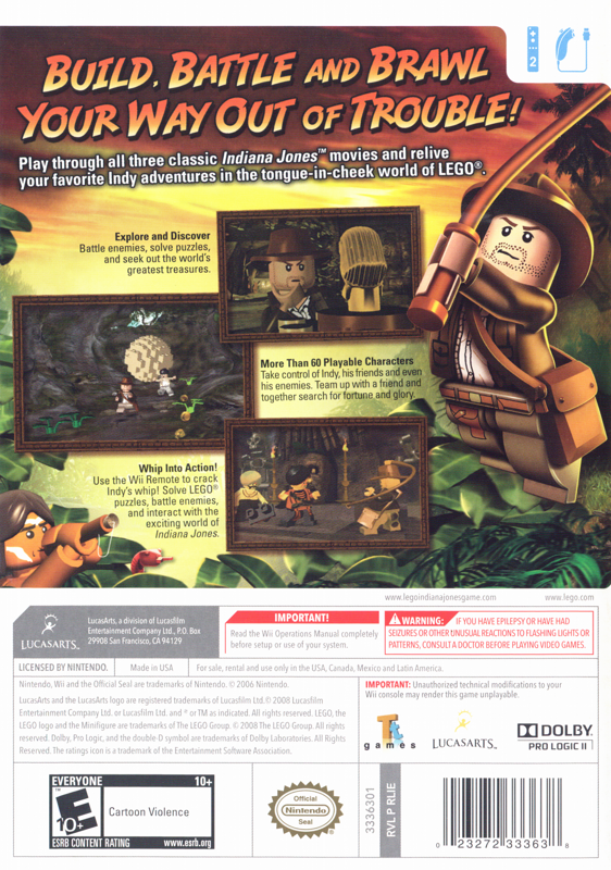 LEGO Indiana Jones: The Original Adventures - Wii