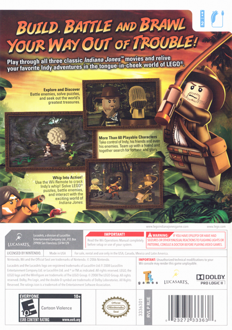 LEGO Indiana Jones: The Original Adventures - Wii