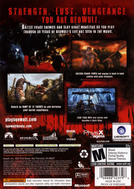 Beowulf: The Game - Xbox 360