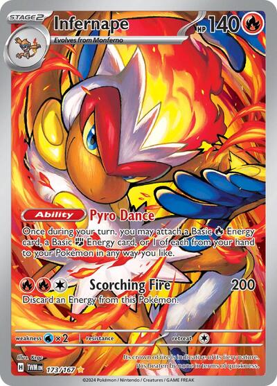 Infernape - 173/167 (173/167) [SV06: Twilight Masquerade]
