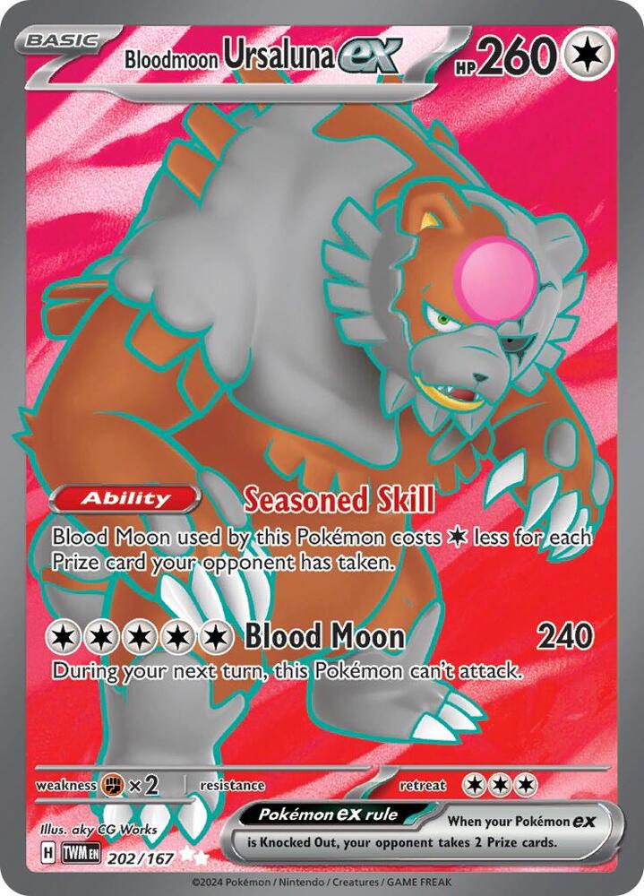 Bloodmoon Ursaluna ex - 202/167 (202/167) [SV06: Twilight Masquerade]