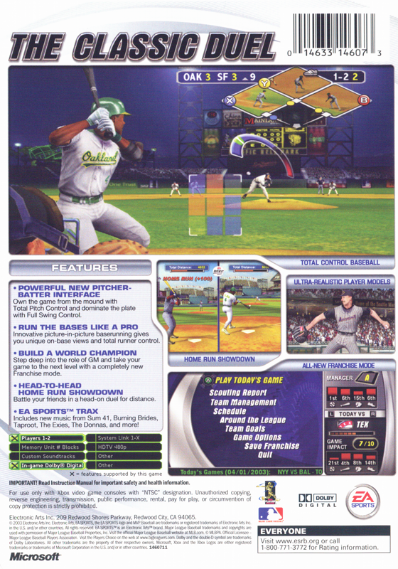 MVP Baseball 2003 - Xbox