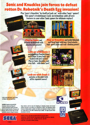 Sonic & Knuckles - SEGA Genesis