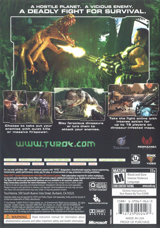 Turok - Xbox 360