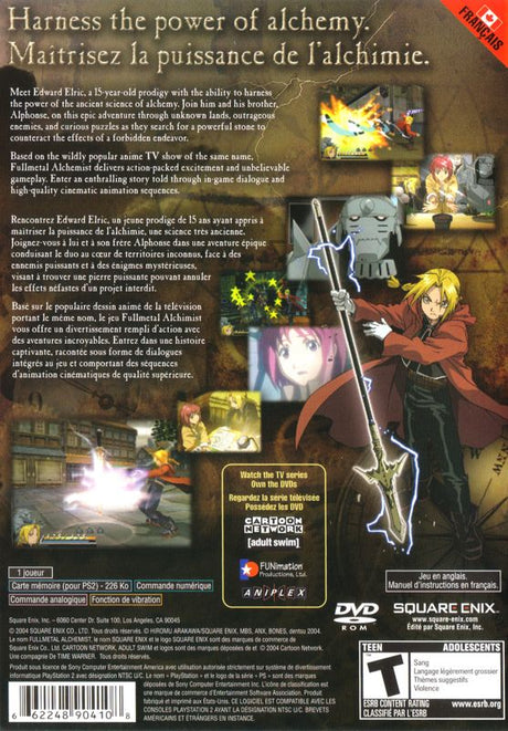 Fullmetal Alchemist and the Broken Angel - PlayStation 2