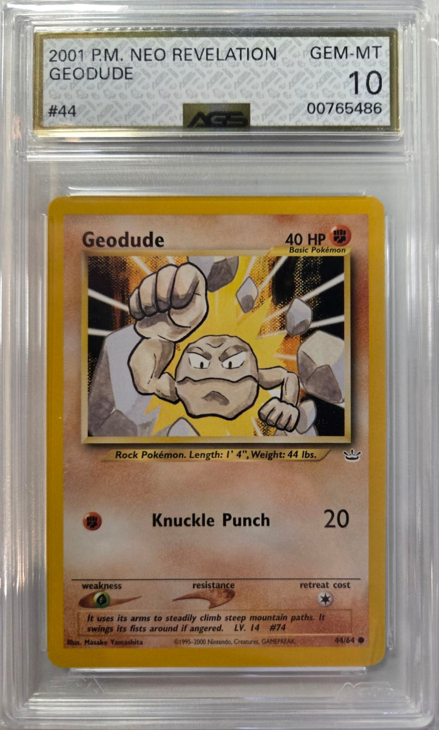 Geodude (44/64) [Neo Revelation]