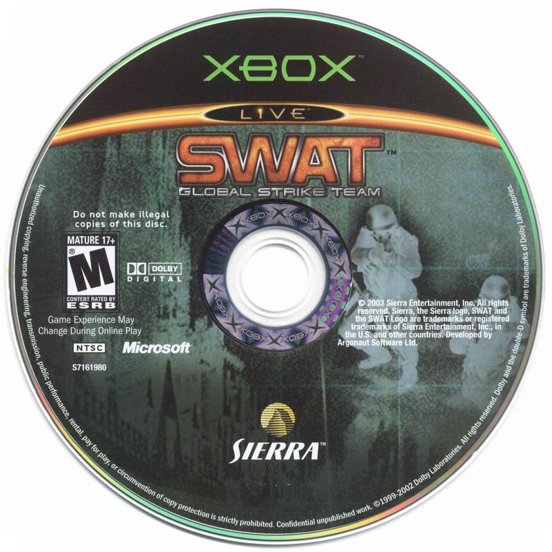 SWAT: Global Strike Team - Xbox
