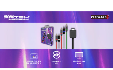 Retro Prism Component Cable for GameCube