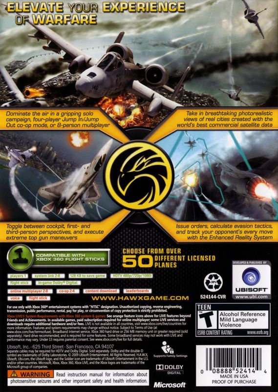 Tom Clancy's HAWX - Xbox 360