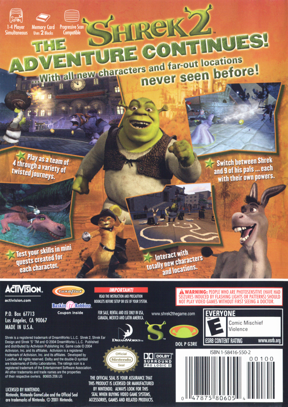 Shrek 2 - GameCube