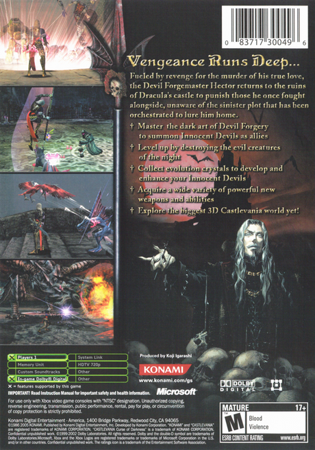 Castlevania: Curse of Darkness - Xbox