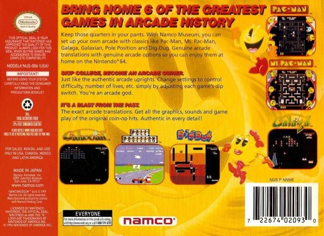 Namco Museum 64 - Nintendo 64