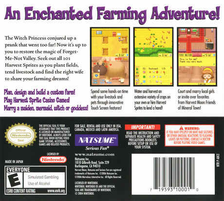 Harvest Moon DS - Nintendo DS