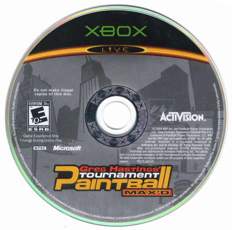 Greg Hastings' Tournament Paintball Max'd - Xbox