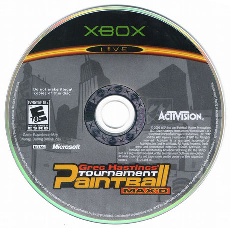 Greg Hastings' Tournament Paintball Max'd - Xbox