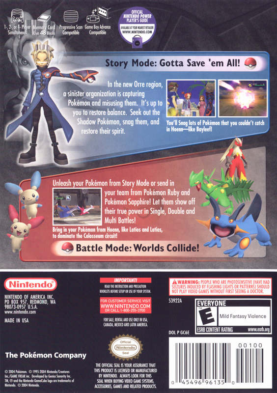 Pokemon Colosseum - GameCube